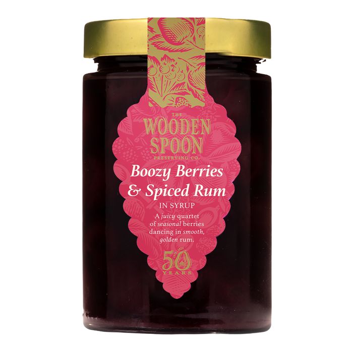 Boozy Berries in Spiced Rum 400g