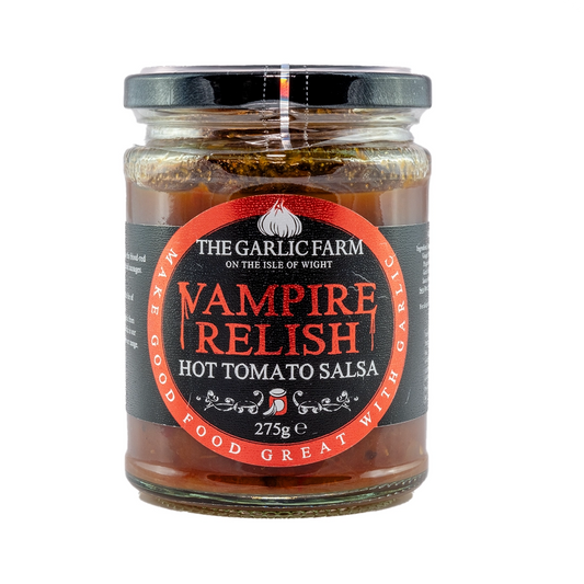 Vampire Relish - hot Tomato Salsa from The Garlic Farm