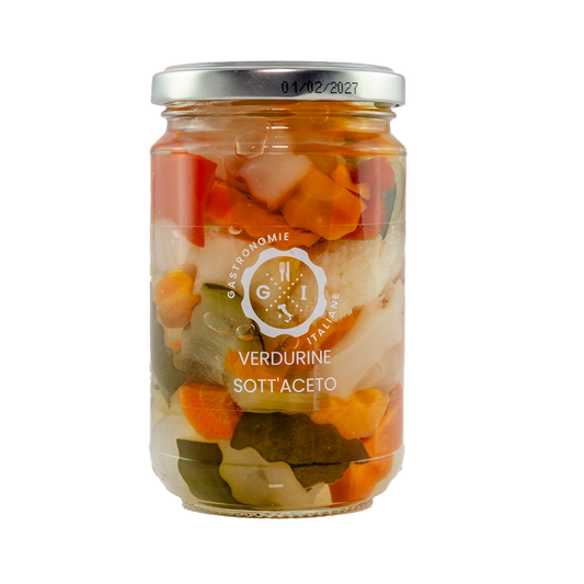 Jar of Verdurine Sott'Aceto. - Pickled veg