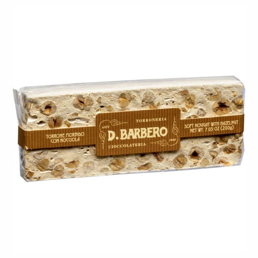 Torrone Morbido Alla Nocciola, Soft Nougat with Hazelnut - (100g)