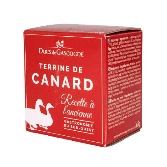 Duc de Gascogne traditional recipe Duck Terrine angled view
