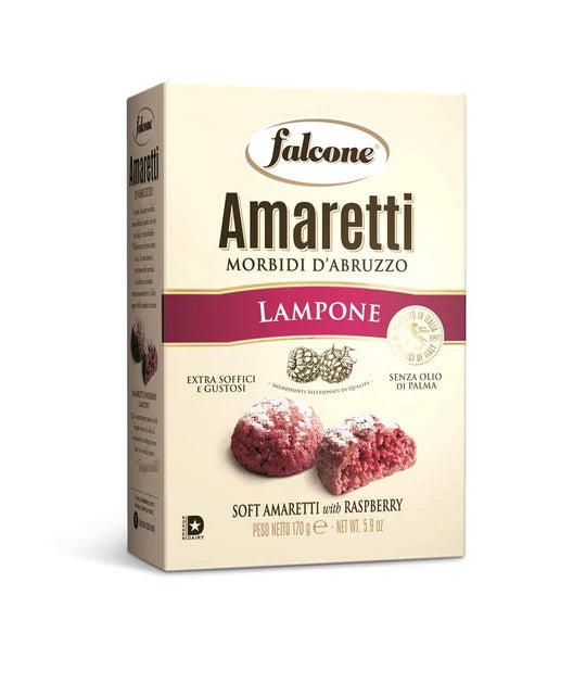 Soft Amaretti with Raspberry