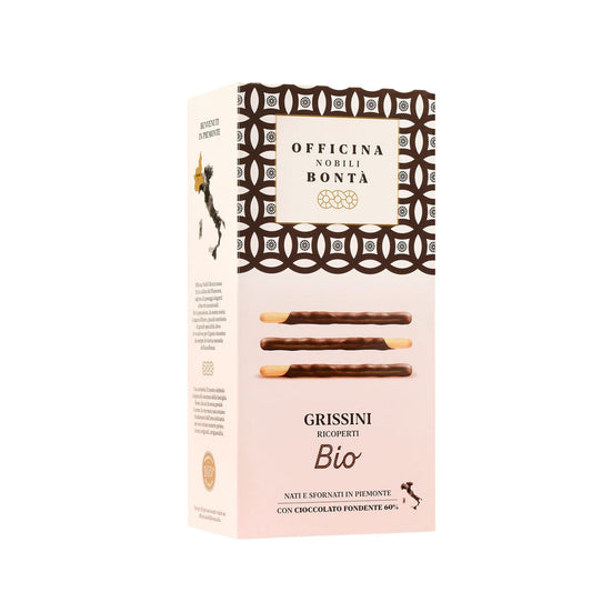 Organic Officina Nobili Chocolate Covered Breadstick Biscuit 150g (Box)