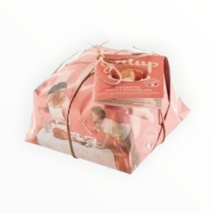 Peach Amaretti, Biscuit & Chocolate Panettone 750g