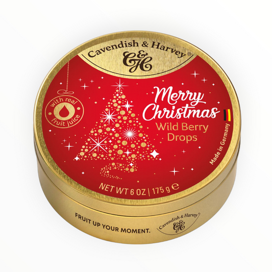 Wild Berry Drops Festive Tin 175g