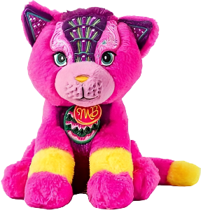 Official Monty Bojangles Plushie Cat Toy with Bag