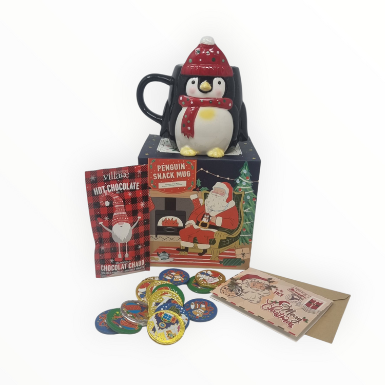 Penguin Mug -  Kids Christmas Eve Gift Set