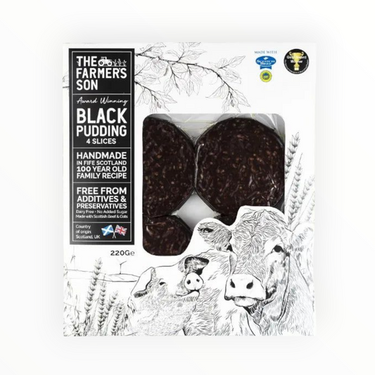 Scottish Black Pudding 4 Slices 220g