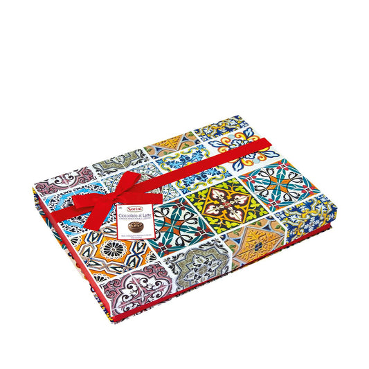 Sorini - Gran Maiolica Boxes with Chocolate Cream & Cereal RED