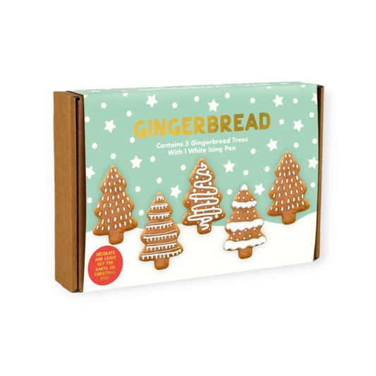 The Treat Kitchen - Gingerbread Trees Icing Kit with Icing Pen - 129g